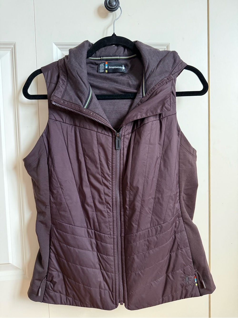 Smartwool Women's Quilted Vest - Deep Plum Color